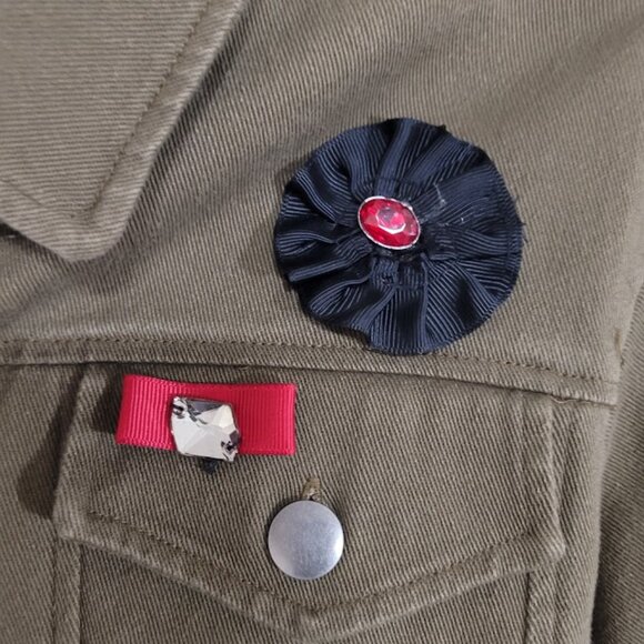 Anthropologie Guest Editor Military Swing Blazer Coat Women's S - Picture 3 of 10